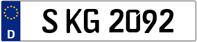 Truck License Plate